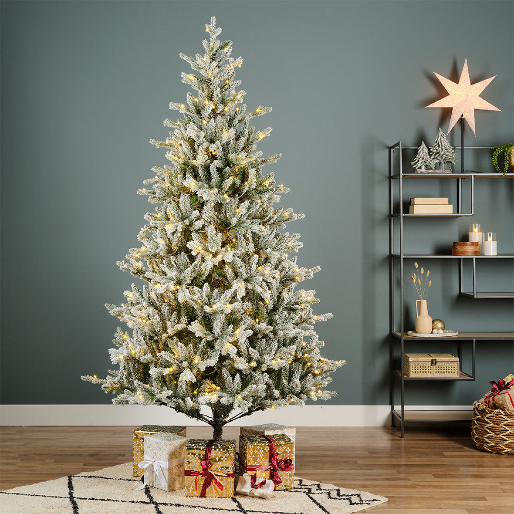 Allison Pine LED Tree - Allison Pine Snowy Pre-lit 210CM Accessories Sterling Home 1