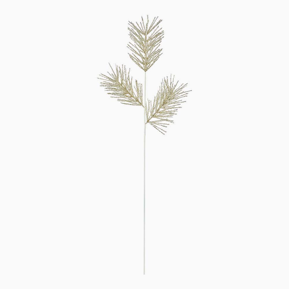 Bristle Fern Champange Gold Artificial Flower - I Bristle Fern Stem Champ 85CM Accessories Sterling Home 1