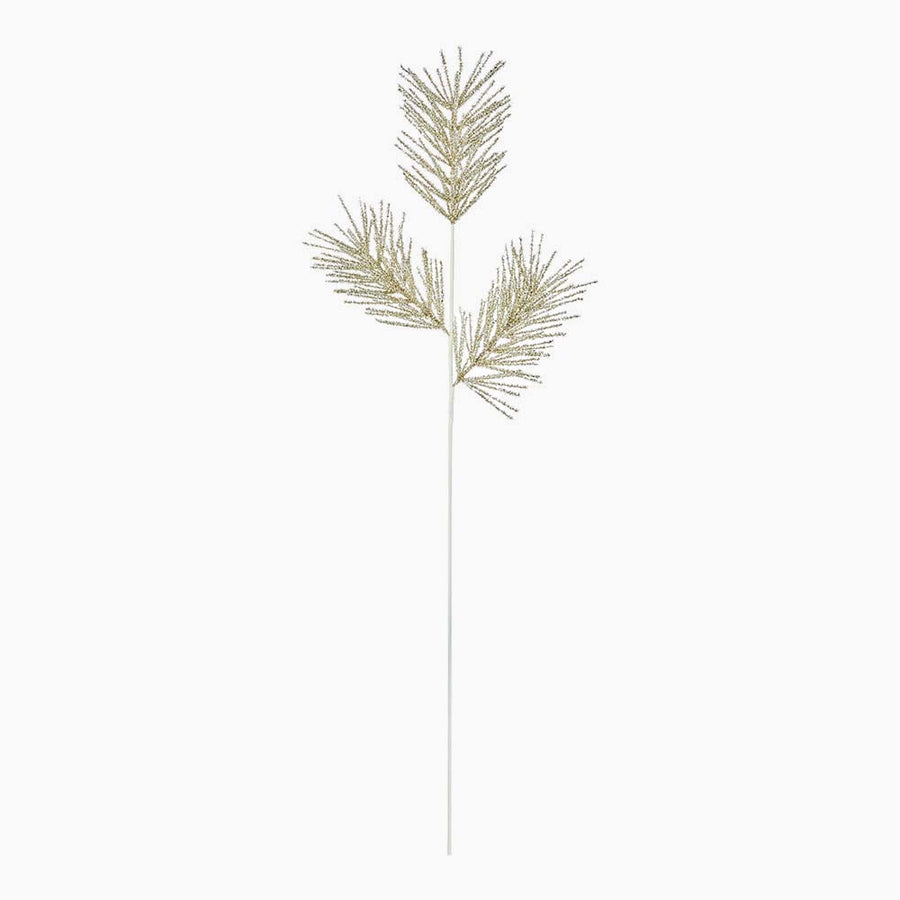 Bristle Fern Champange Gold Artificial Flower - I Bristle Fern Stem Champ 85CM Accessories Sterling Home 1