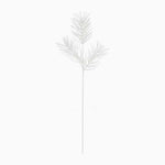 Bristle Fern White Artificial Flower - L Bristle Fern Stem White 85CM Accessories Sterling Home 1