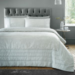 Antibes Silver Throw - Antibes Quilted Throw Silver 200X230CM Accessories Sterling Home 1