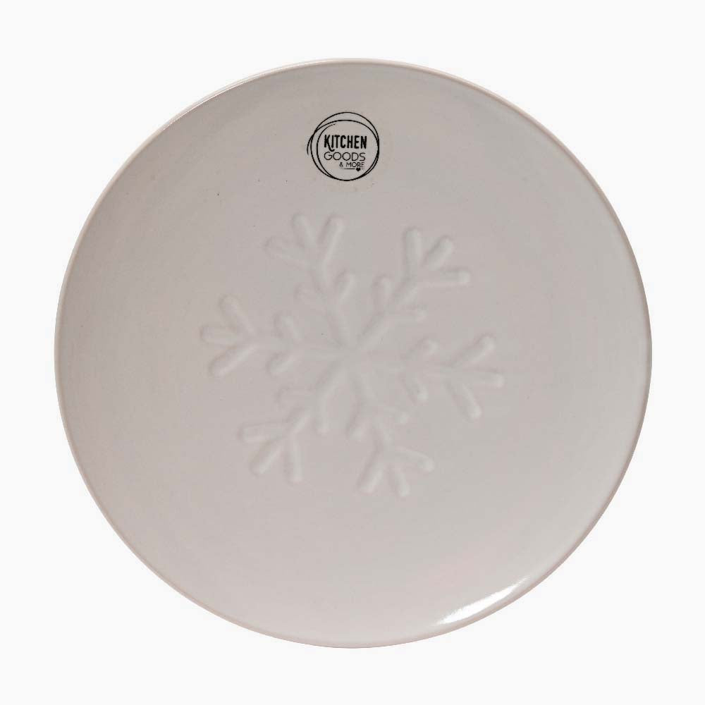 Snowflake Breakfast Plate - Snowflake Breakfast Plate 19.8CM Accessories Sterling Home 1