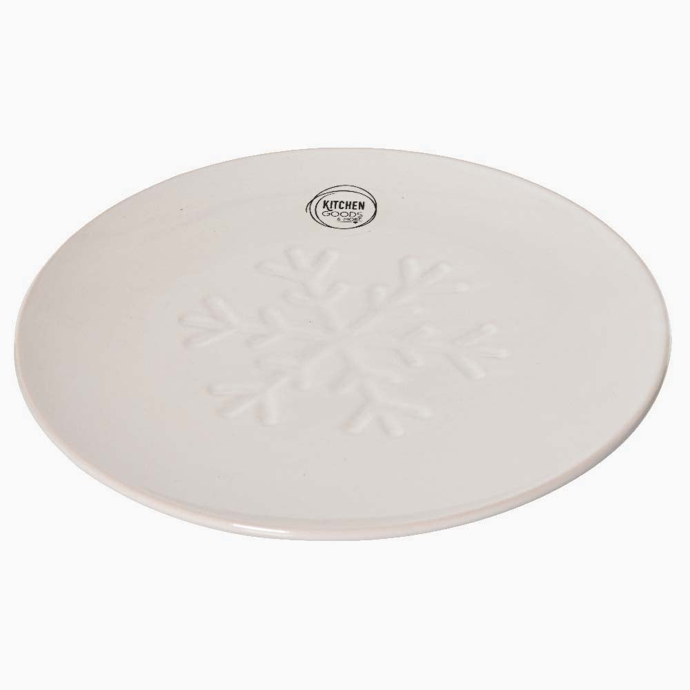 Snowflake Breakfast Plate - Snowflake Breakfast Plate 19.8CM Accessories Sterling Home 2