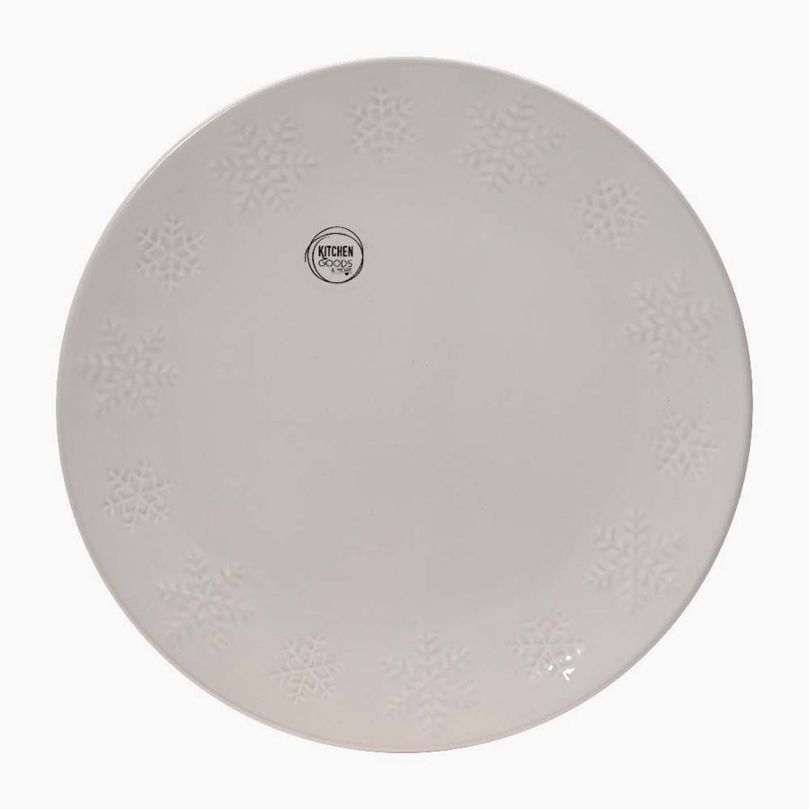 Snowflake Dinner Plate - Snowflake Dinner Plate 27.9CM Accessories Sterling Home 1