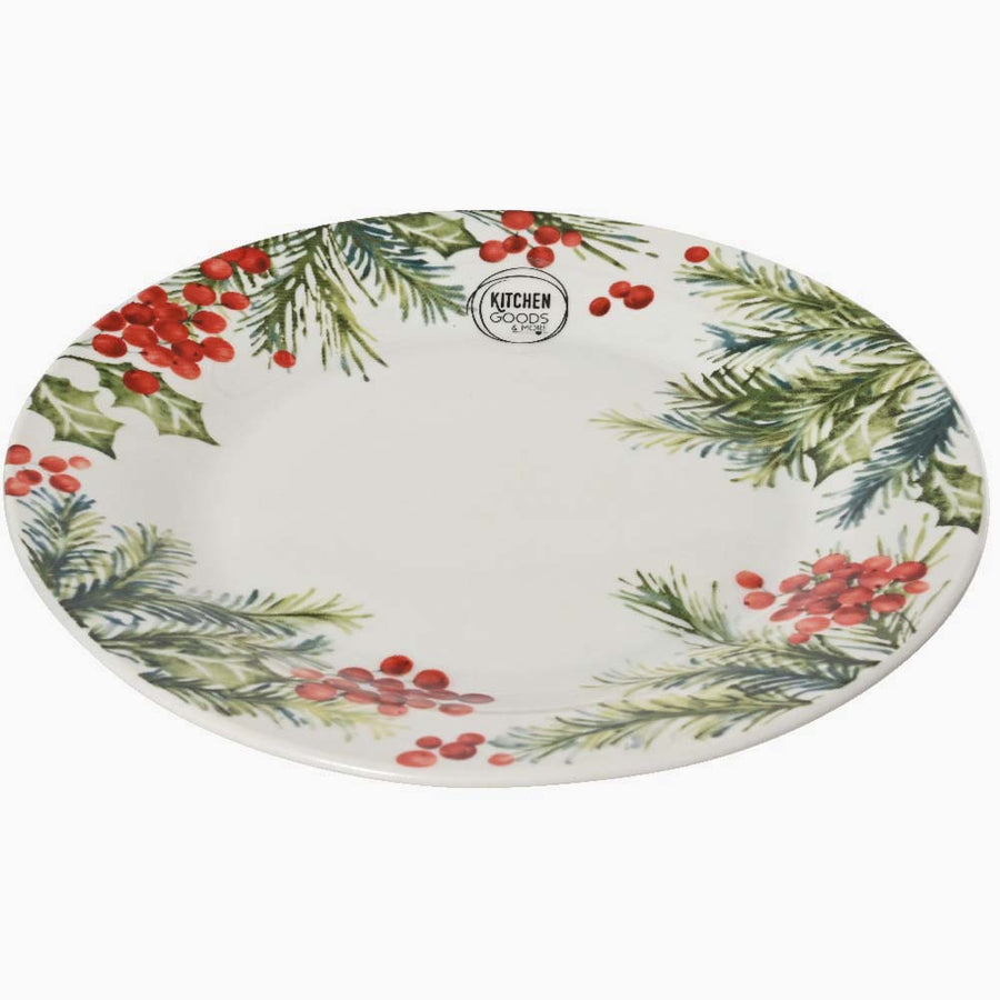 Leaf & Berry Dinner Plate - Dinner Plate Leaf And Berry Pattern 27.2CM Accessories Sterling Home 2