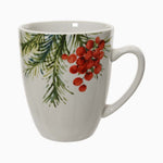 Leaf & Berry Mug - Mug Leaf And Berry Pattern 8.7CM Accessories Sterling Home 1