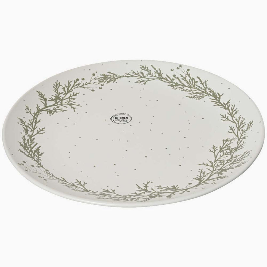 Wreath Dinner Plate - Plate With Wreath Pattern 27.5CM Accessories Sterling Home 1