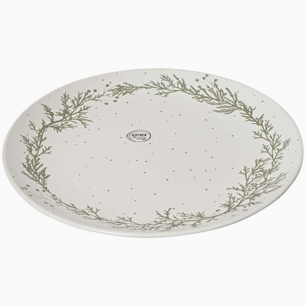 Wreath Dinner Plate - Plate With Wreath Pattern 27.5CM Accessories Sterling Home 2