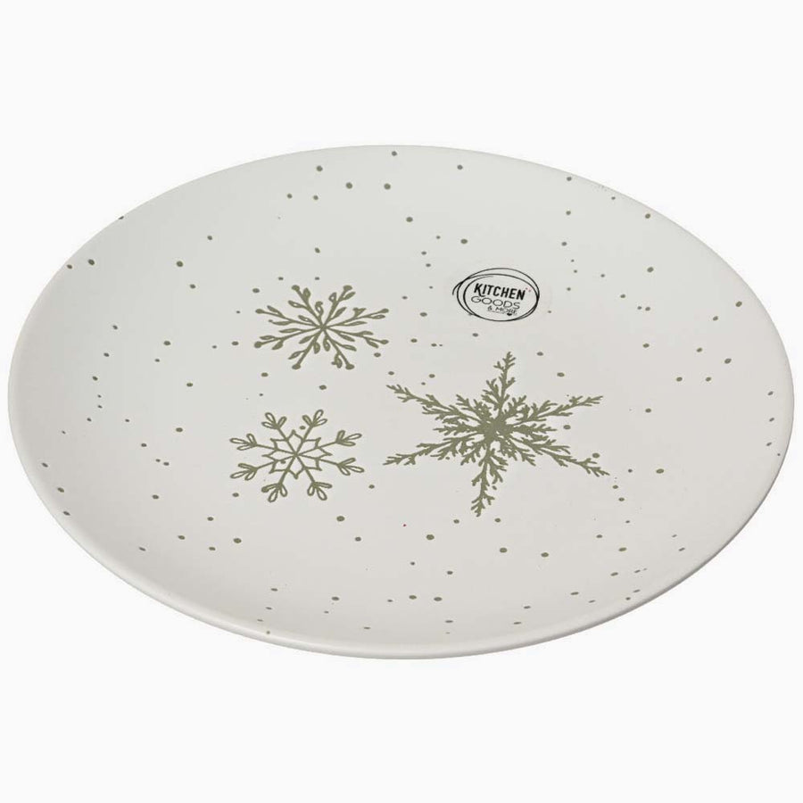 Wreath Small Plate - Plate With Snowflake 19.4CM Accessories Sterling Home 2