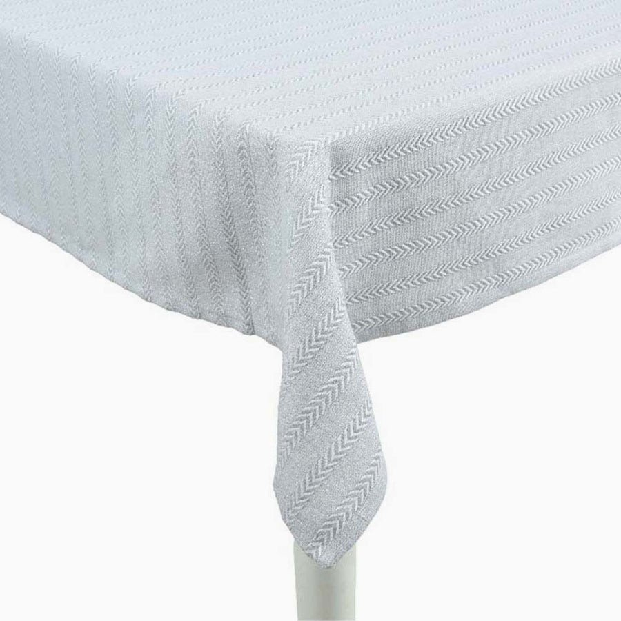 Herringbone Tablecloth - Tablecloth With Harringbone Design 180CM Accessories Sterling Home 1
