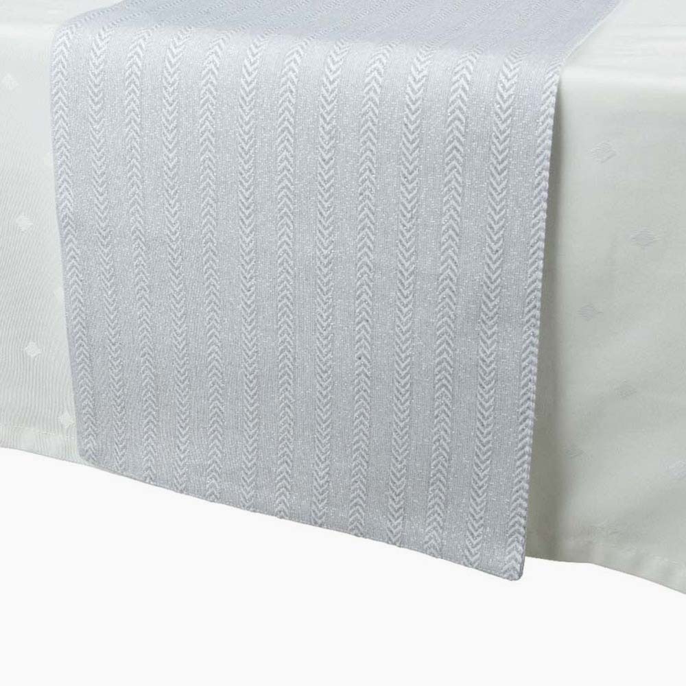 Herringbone Table Runner - Tablerunner With Harringbone Design 150CM Accessories Sterling Home 1