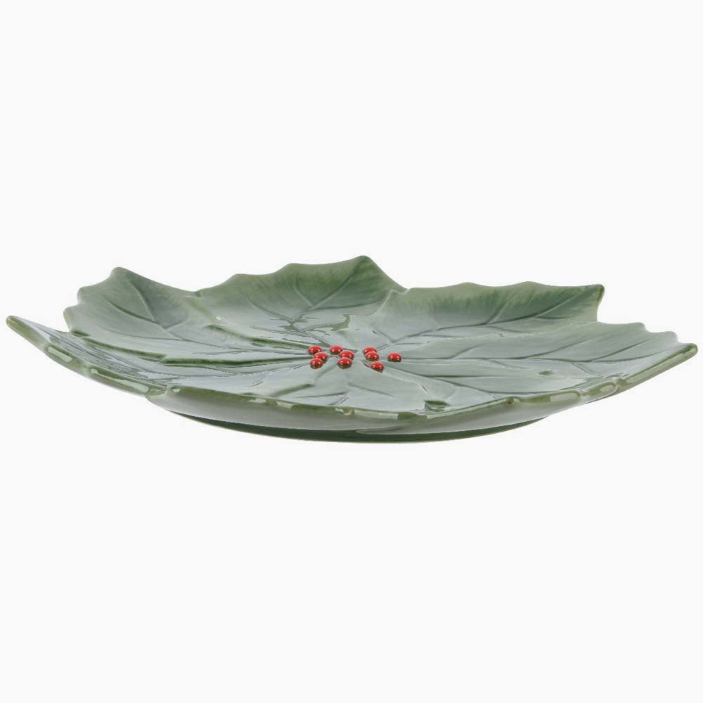 Shiny Holly Dinner Plate - Shiny Holly Dinner Plate 27CM Accessories Sterling Home 2