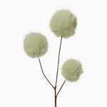 Faux Fur Bulbs Light Green Artificial Flower Spray - C Sage Green Spray On Stem Faux Fur Bulbs Accessories Sterling Home 1