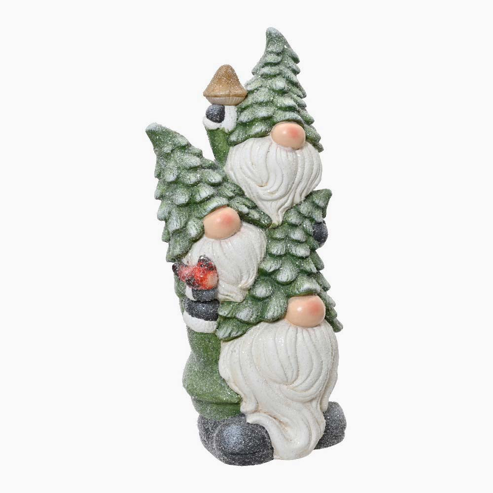 Metal Green Gnomes - S Green Magnesium Gnomes 47CM Accessories Sterling Home 1