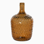 Large Glass Vase Brown - I Light Brown Recylced Glass Vase 30CM Accessories Sterling Home 1