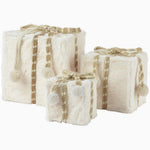 Pom Pom white Giftbox - S White Pom Pom Giftbox Decoration 21CM S# Accessories Sterling Home 1