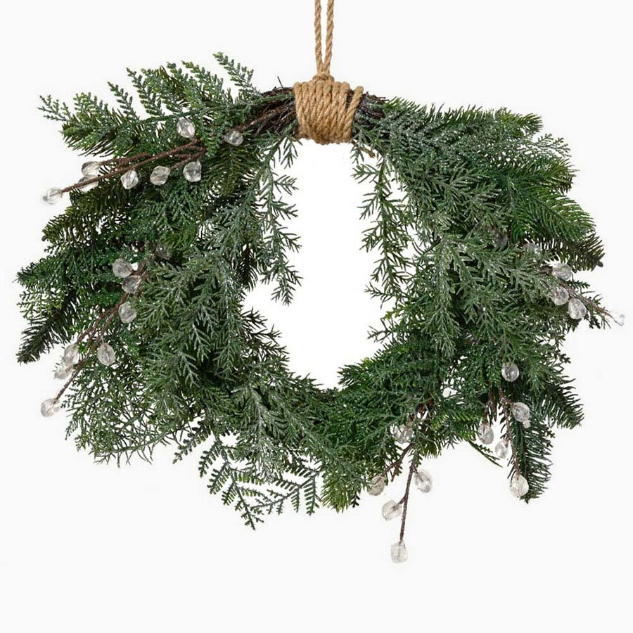 Icecube Wreath - Icecube Indoor Wreath 40CM Accessories Sterling Home 1