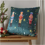 Catherline Lansfield Nutcracker Light Up Cushion 45X45CM - Nutcracker Light Up Cushion 45X45CM Accessories Sterling Home 1
