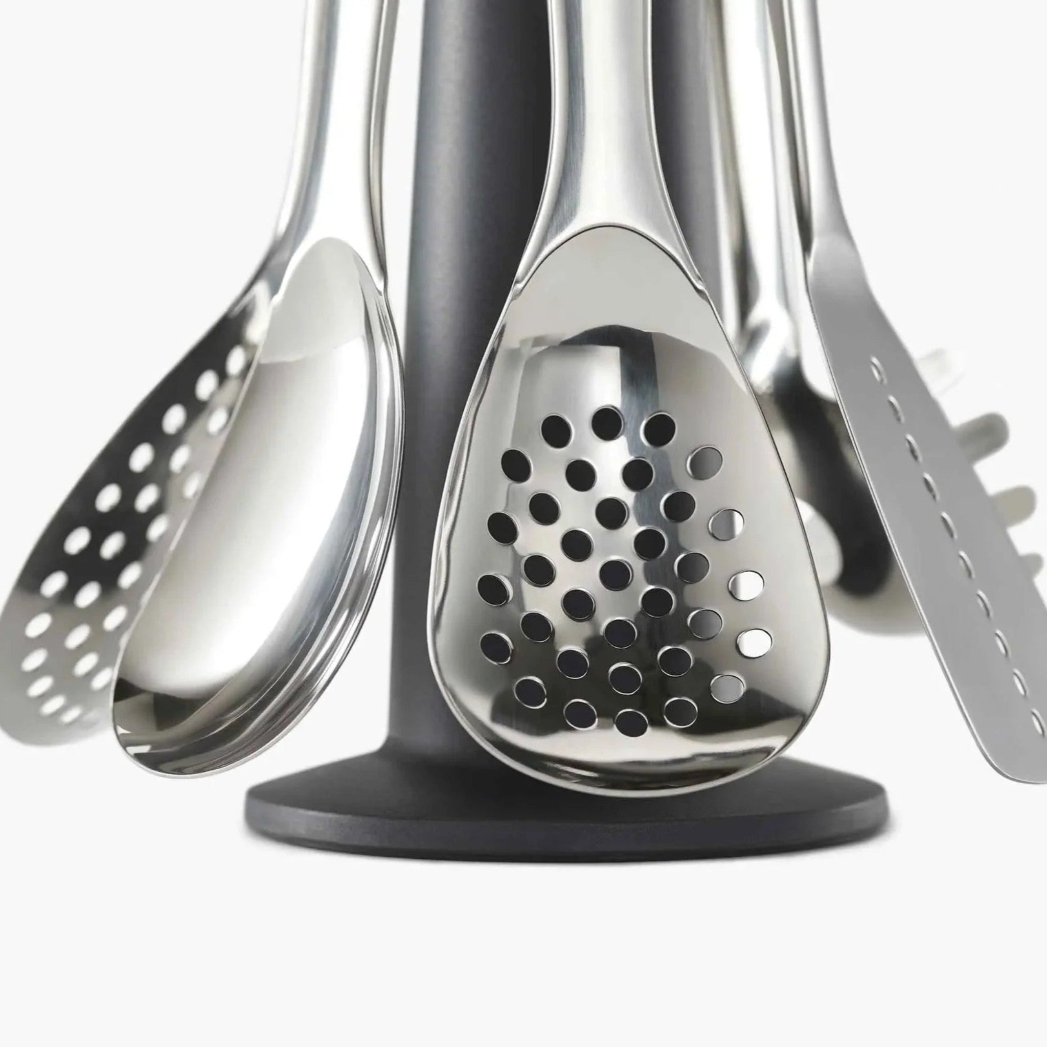 Joseph Joseph Silver Carousel Utensils Set - Elevate Carousel 100 - Steel Sterling Home 3