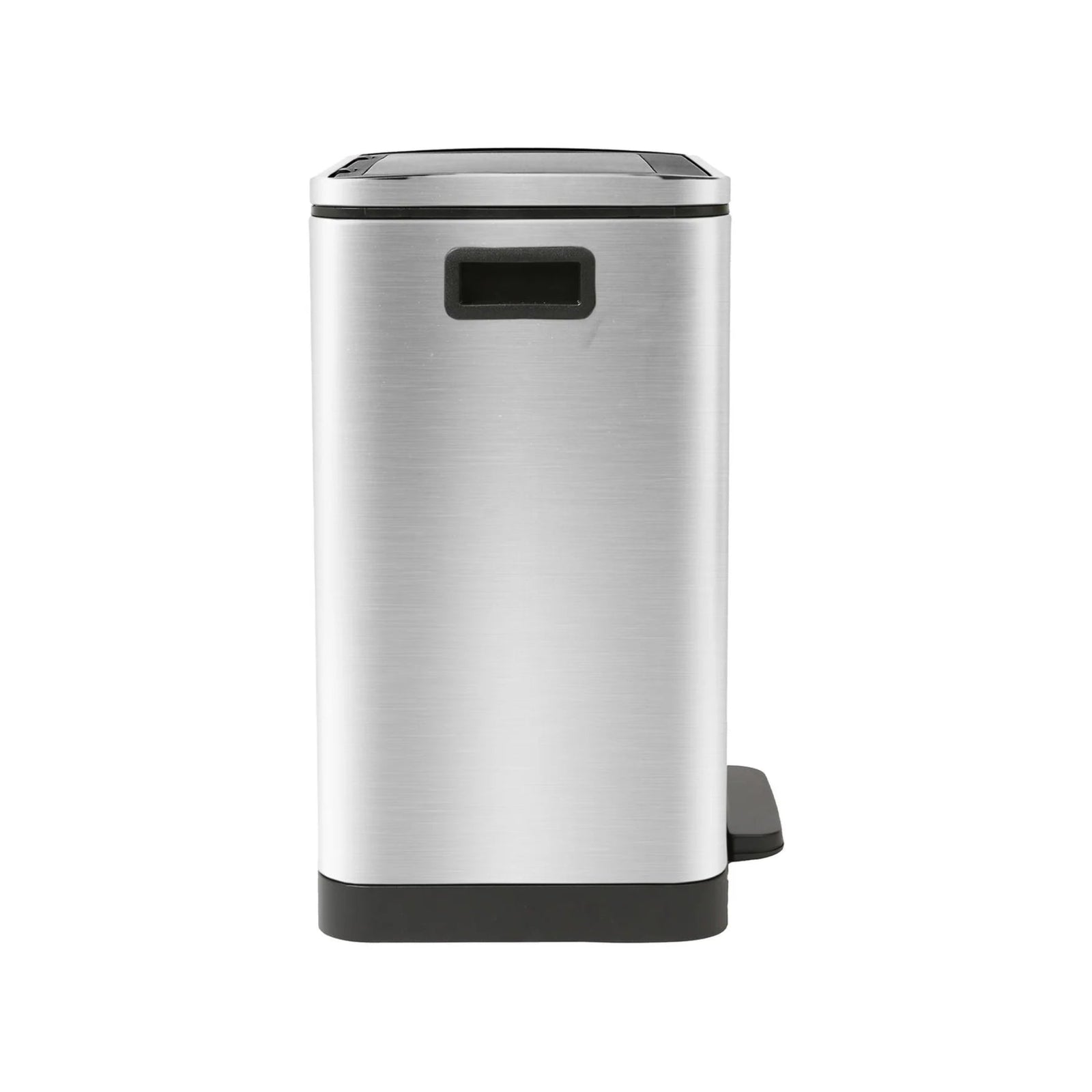 Stainless Steel Double Kitchen Pedal Bin - Double Pedal Bin Brushed SS 30L Sterling Home 3
