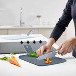 Joseph Joseph Blue Chop2Pot Twin Pack Folding Chopping Board - Chop2Pot Plus Small Twin pack Sky Sterling Home 1