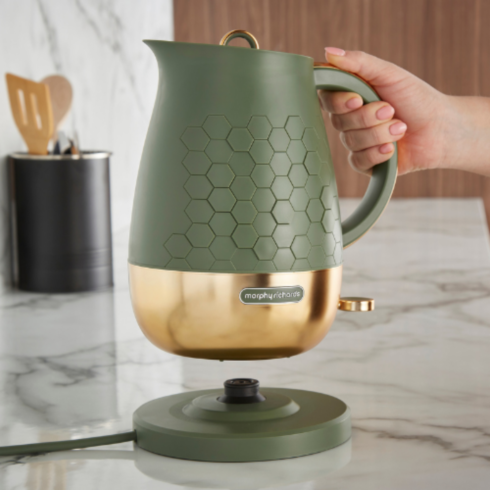 Morphy Richards Cassini Jug Kettle Green - Cassini Jug Kettle Green Sterling Home 4