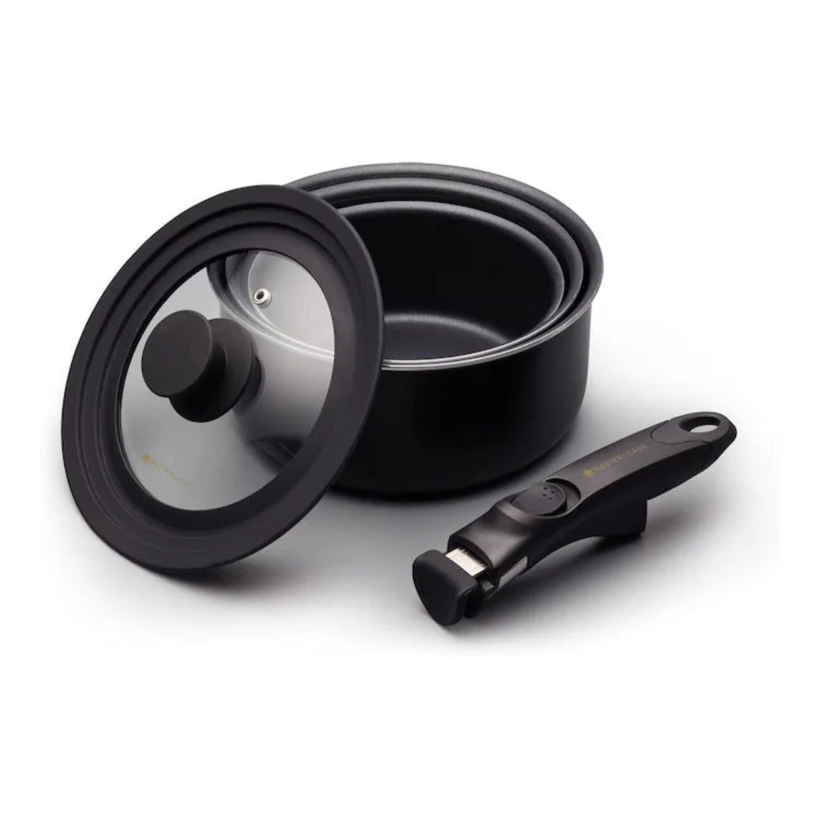 MasterClass Non-Stick Saucepan Set Of 3 - MasterClass Non-Stick Saucepan Set Of 3 Sterling Home 1