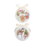 Snowman Shatter Proof Bauble - C Snowmen Deco Bauble 7.5CM Mixed Sterling Home 1