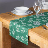 Grey Snowflake Table Runner