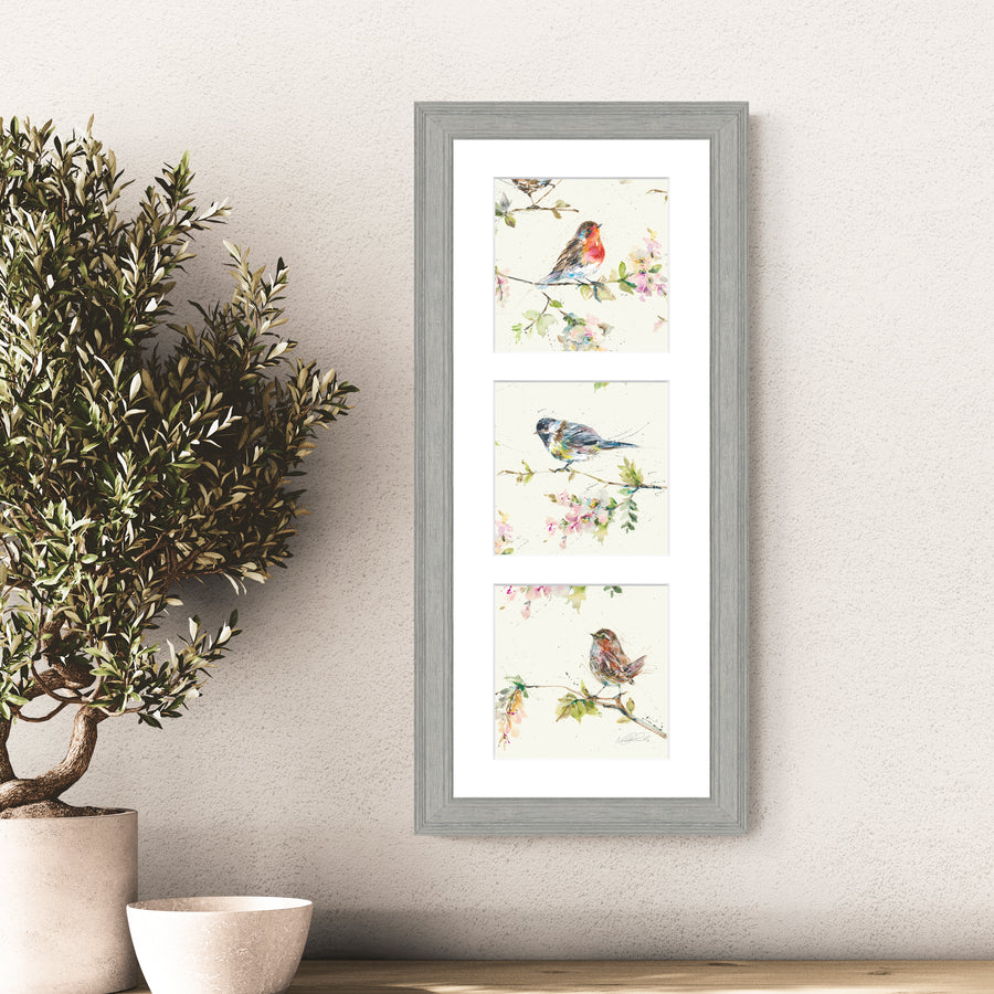 Garden Party Framed Print 22x52Cm - Garden Party Framed Print 22x52Cm