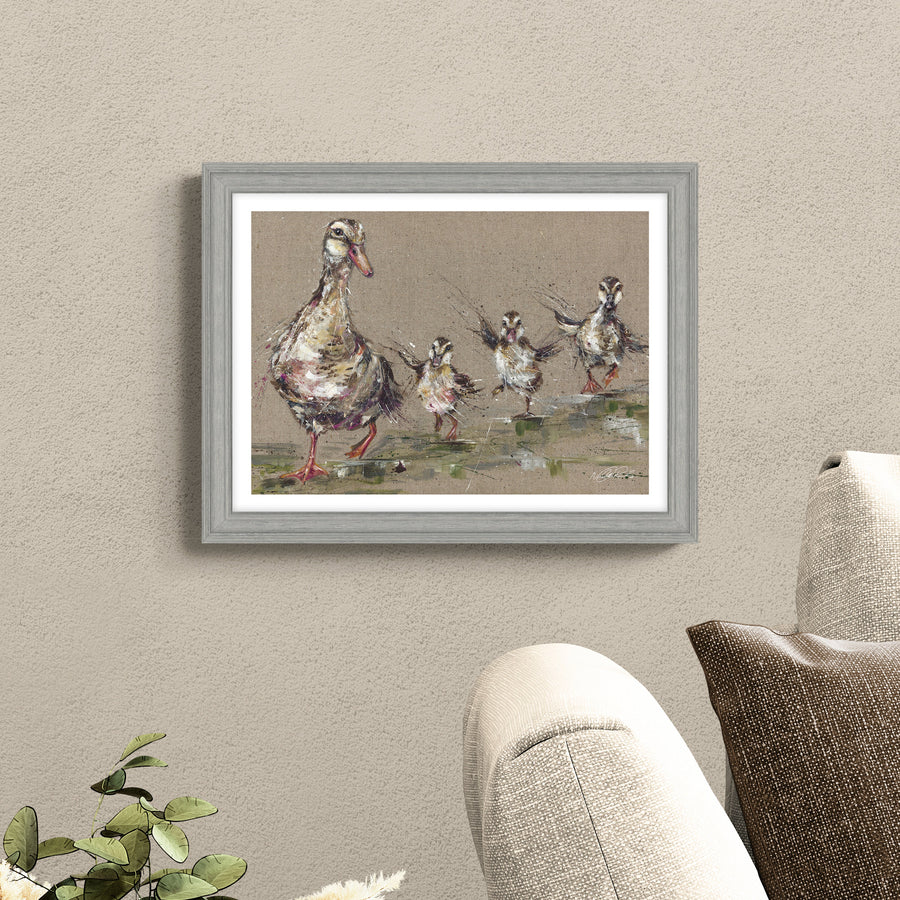 Family Time Framed Print 45x55Cm - Family Time Framed Print 45x55Cm