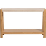 Axis Console Table - Console Table Travertine Effect / Oak Console Tables Sterling Home 1