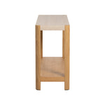 Axis Console Table - Console Table Travertine Effect / Oak Console Tables Sterling Home 3