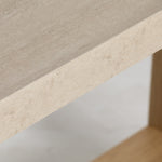 Axis Console Table - Console Table Travertine Effect / Oak Console Tables Sterling Home 6