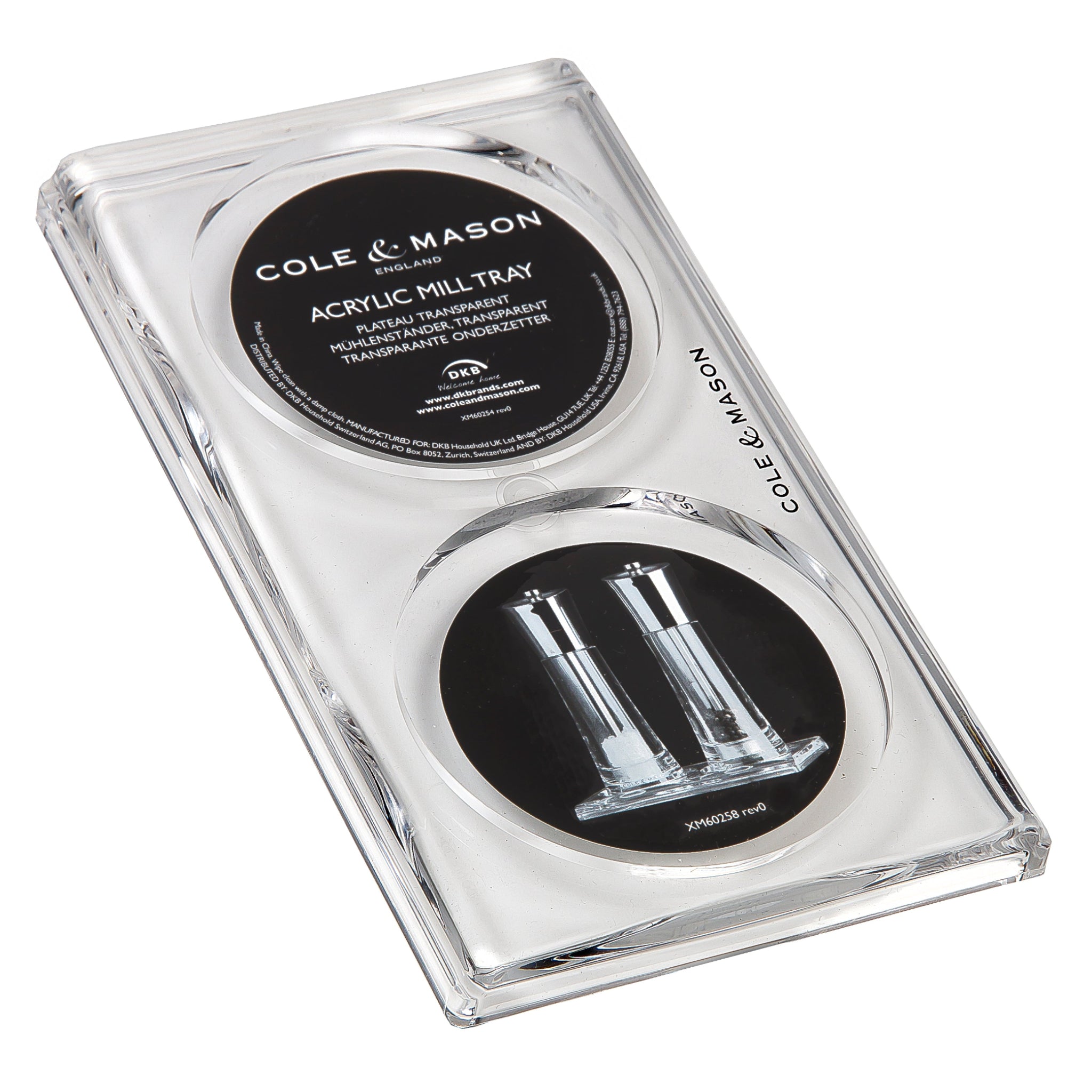 Cole & Mason Acrylic Mill Tray Sterling Home 1