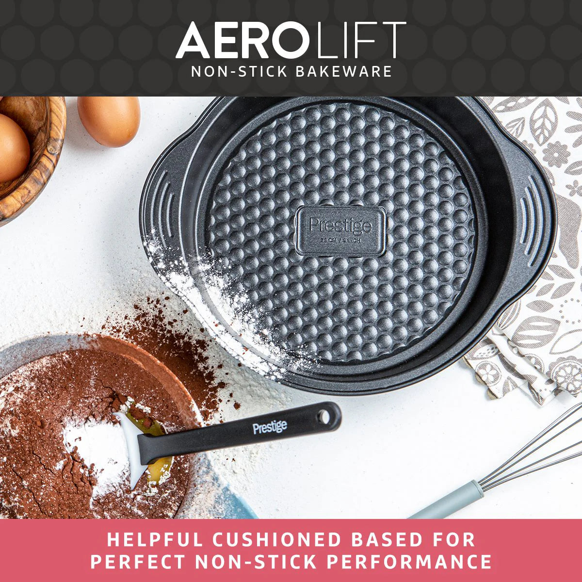 Prestige Aerolift Bakeware Round Cake Tin