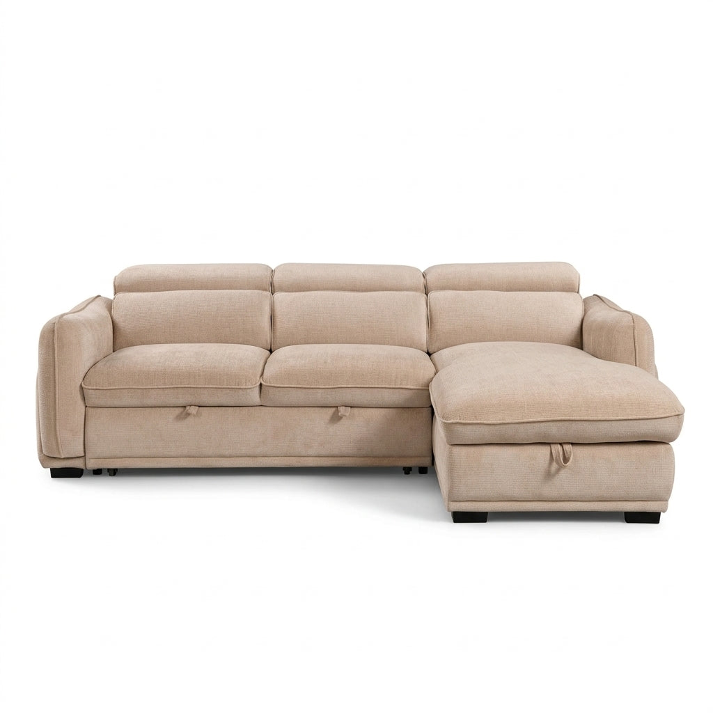 Alba Chaise Sofa Bed - Chaise Sofa Bed Rye Left Hand Chaise Sofa Beds Sterling Home 1