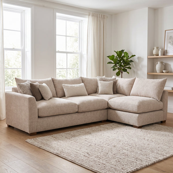 Alessia Corner Sofa - Combi Unit LHF Tabby Promotional Fabric - Left Hand Facing Sterling Home 2