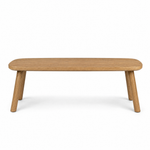 Alverra Solid Oak 180cm Bench - 180cm Bench Solid Oak Sterling Home 1