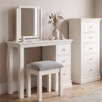 Aria White Stool - Stool Coconut Milk Stools Sterling Home 2