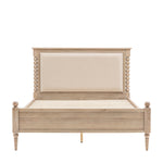 Artisan Natural Oak Bed - 5ft Bed Natural - King Sterling Home 1