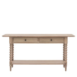 Artisan 2 Drawer Console Table - 2 Drawer Console Table Natural Sterling Home 1