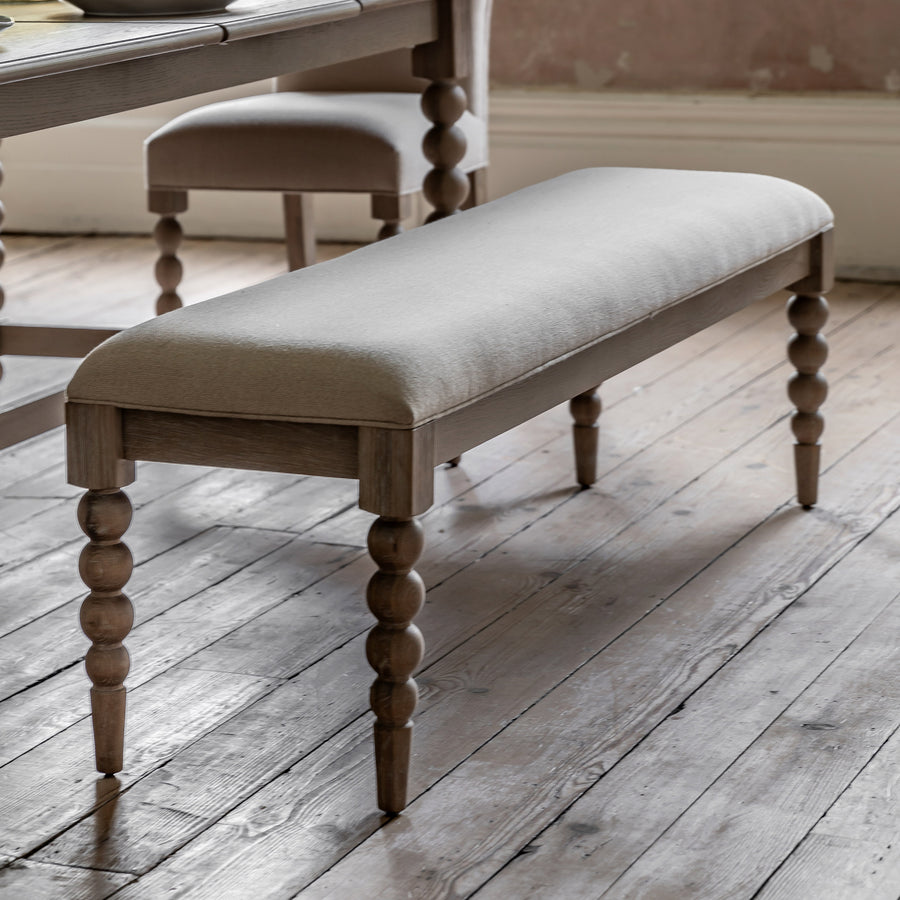 Artisan Natural Oak Bench - Bench Natural Sterling Home 2