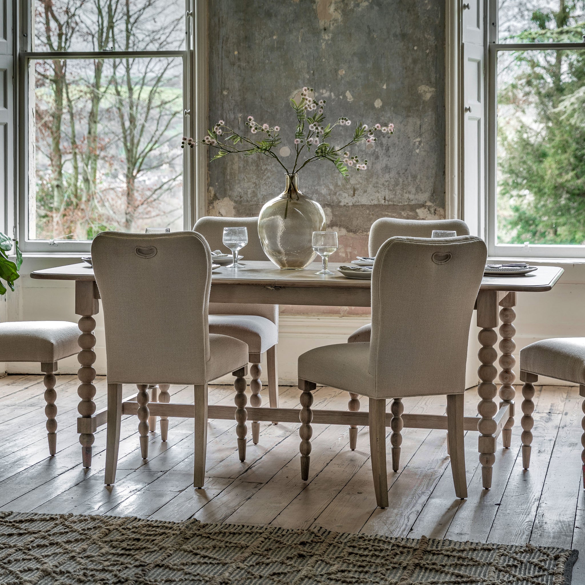 Artisan Large Extending Dining Table - Ext Dining Table 200/250 Natural Sterling Home 2