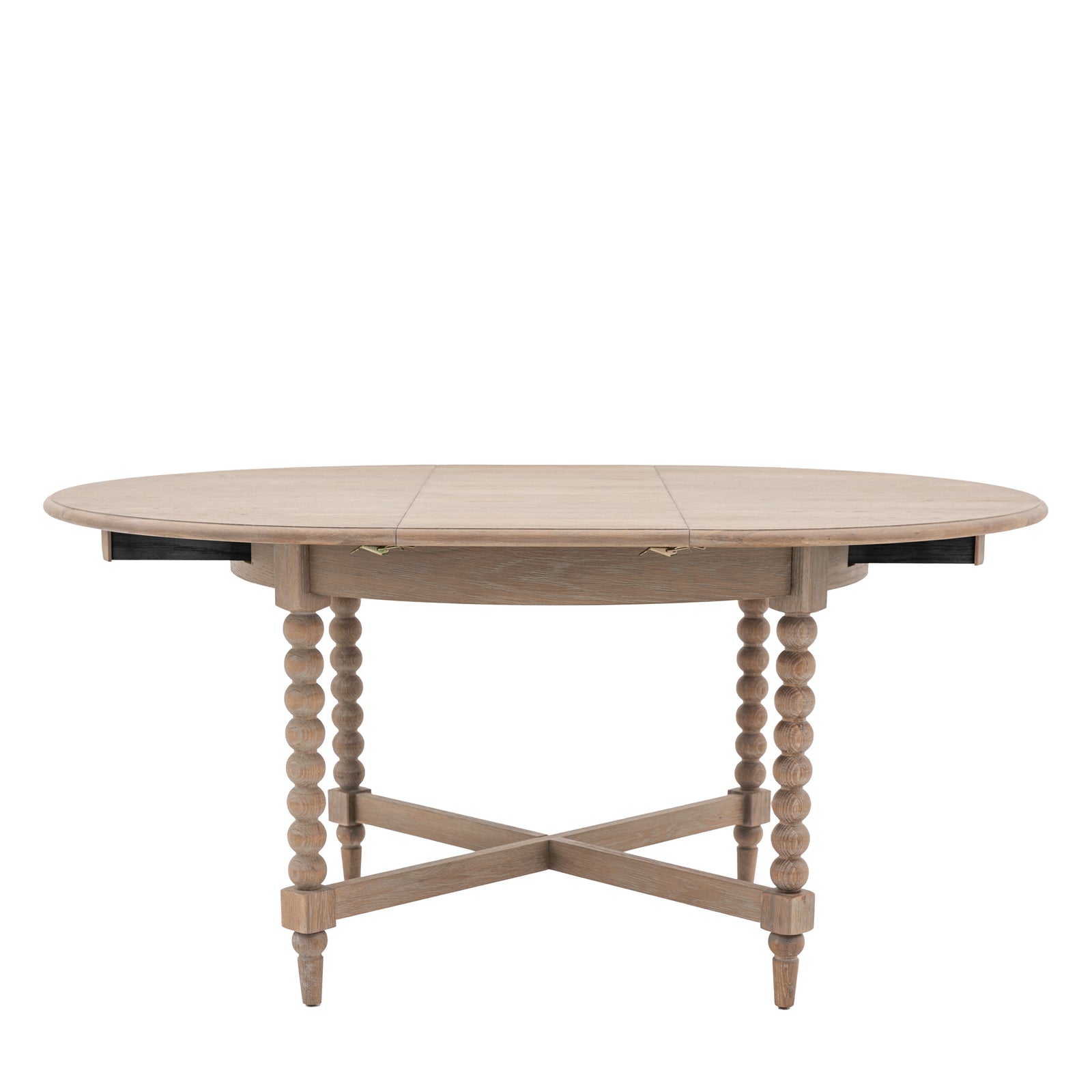 Artisan Round Extending Dining Table - Round Ext Dining Table 120/160x120cm Natural Sterling Home 1
