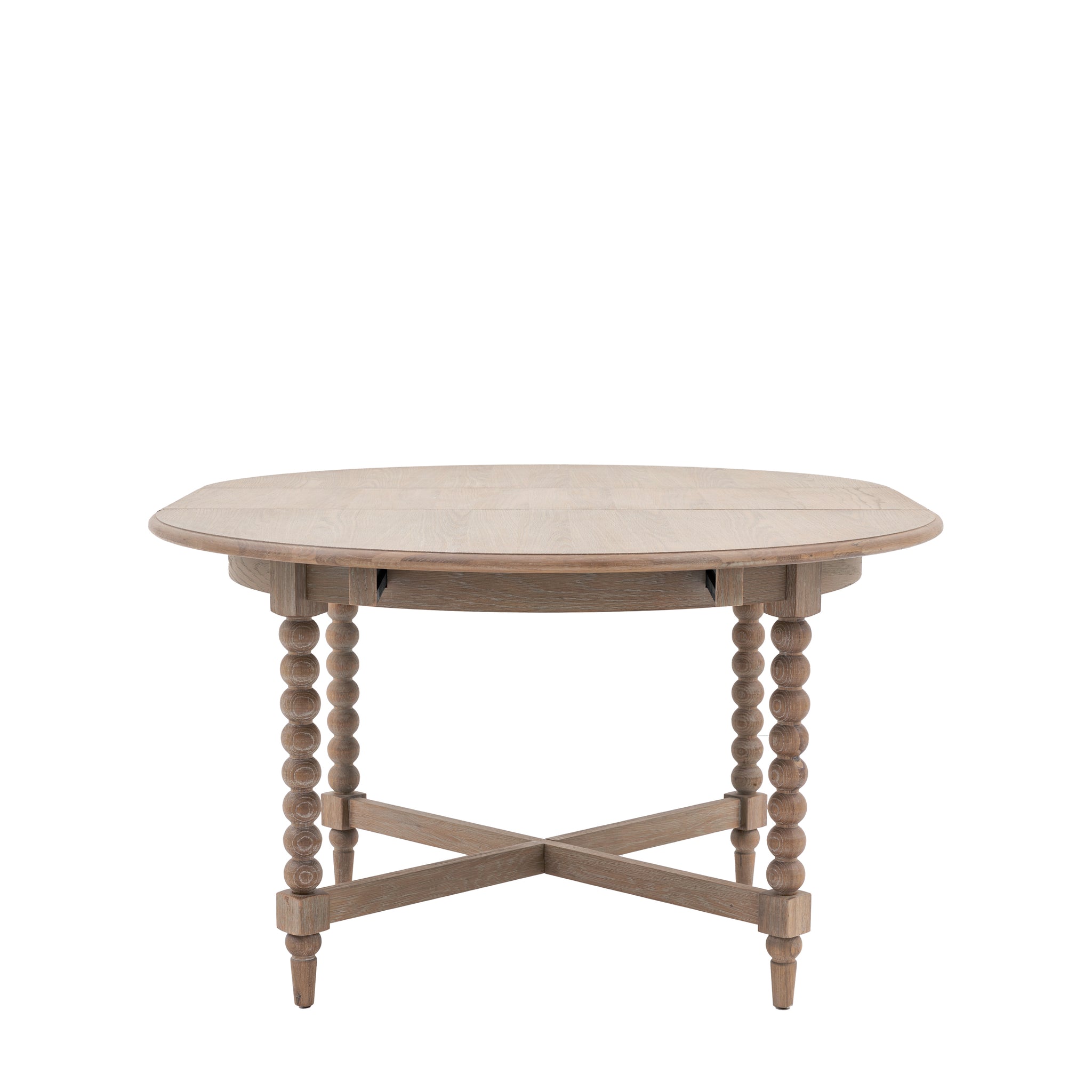 Artisan Round Extending Dining Table - Round Ext Dining Table 120/160x120cm Natural Sterling Home 6