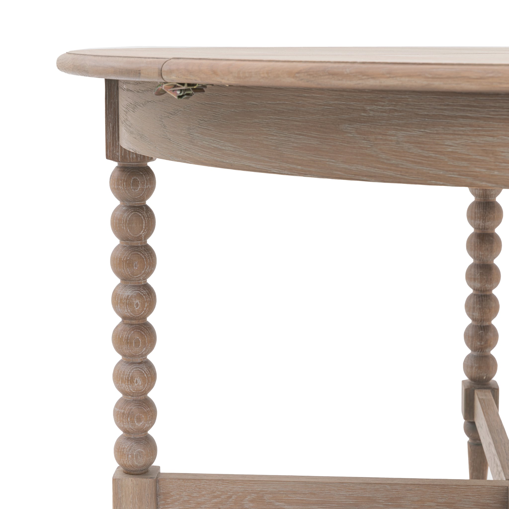 Artisan Round Extending Dining Table - Round Ext Dining Table 120/160x120cm Natural Sterling Home 7