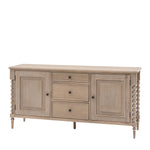 Artisan 2 Door 3 Drawer Sideboard - 2 Door 3 Drawer Sideboard Natural Sterling Home 5