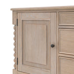 Artisan 2 Door 3 Drawer Sideboard - 2 Door 3 Drawer Sideboard Natural Sterling Home 8