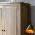 Artisan 2 Door 1 Drawer Wardrobe - 2 Door 1 Drawer Wardrobe Natural Sterling Home 5